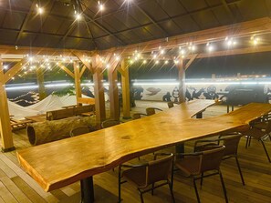 Outdoor dining - Izu Glamping Resort Ishiki 385 (Nishiizu)