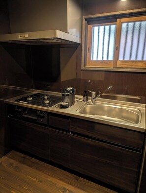 Private kitchen - Miyama Resort Kayabukitei (Nantan)