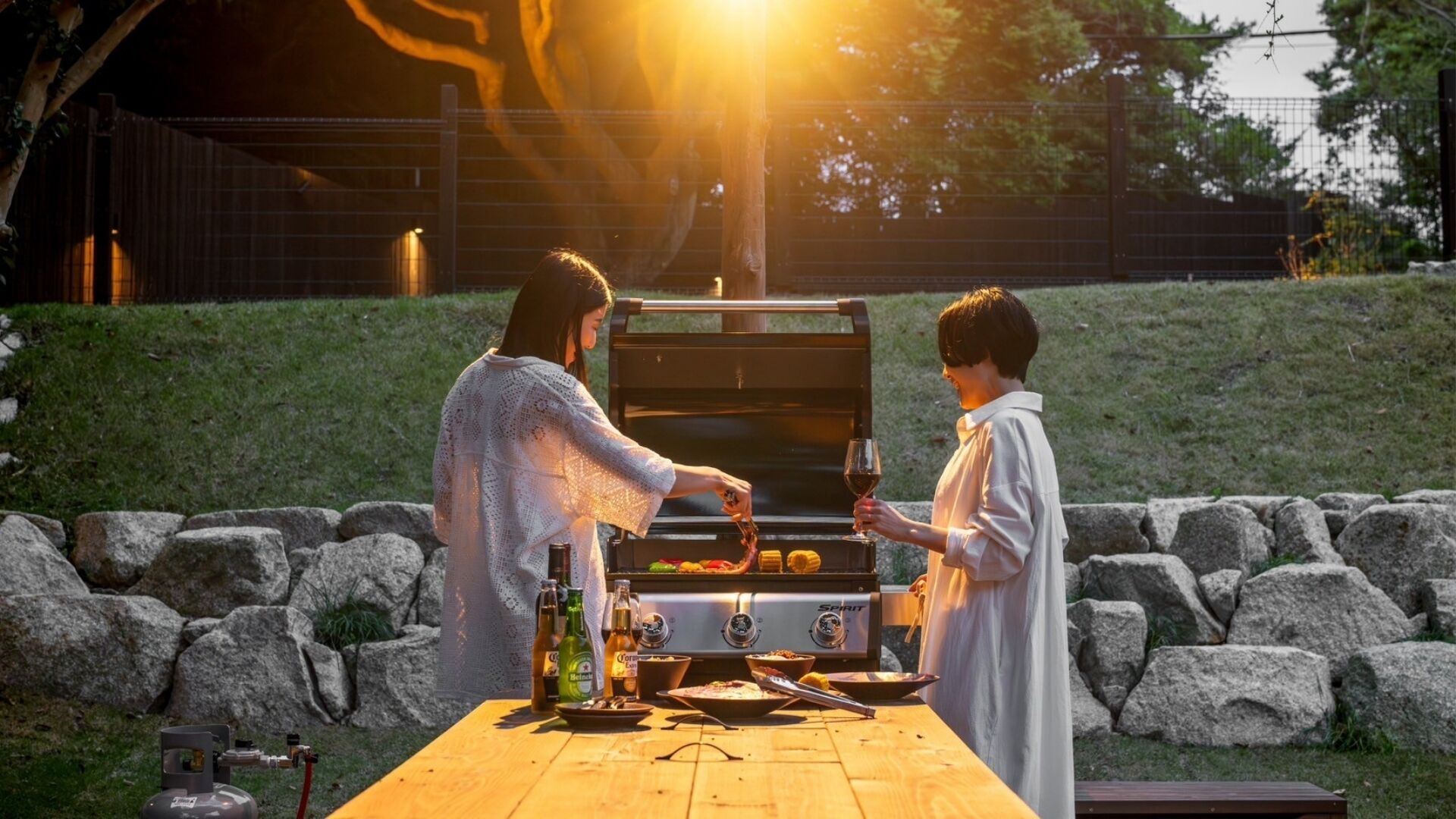 Restauration en plein air