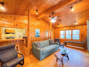 Smart TV, DVD player - Smoky Mountain Hideaway w/ Hot Tub | Firepit | Mountain Views (Whittier)