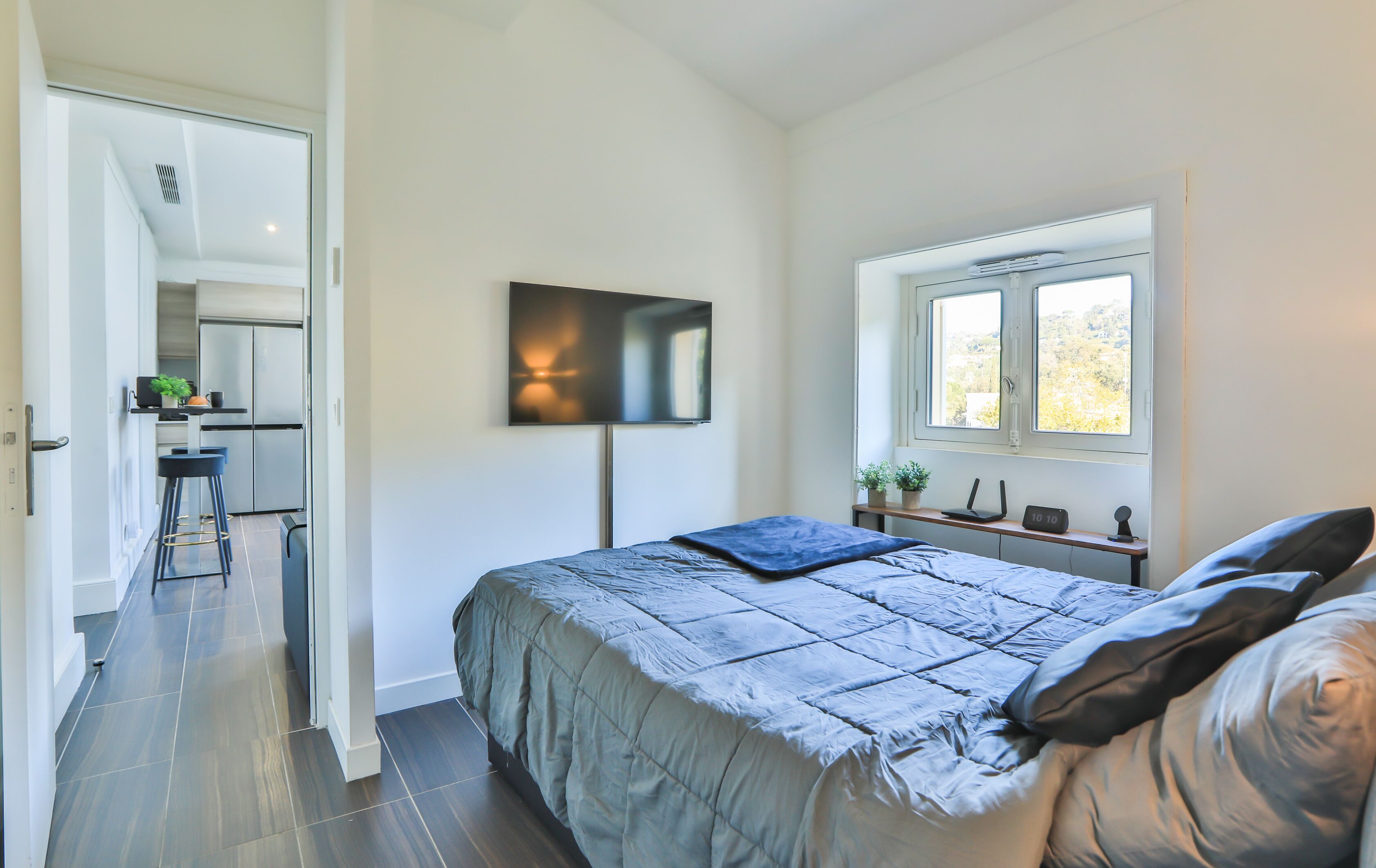 1 dormitorio, tabla de planchar con plancha, wifi gratis y ropa de cama