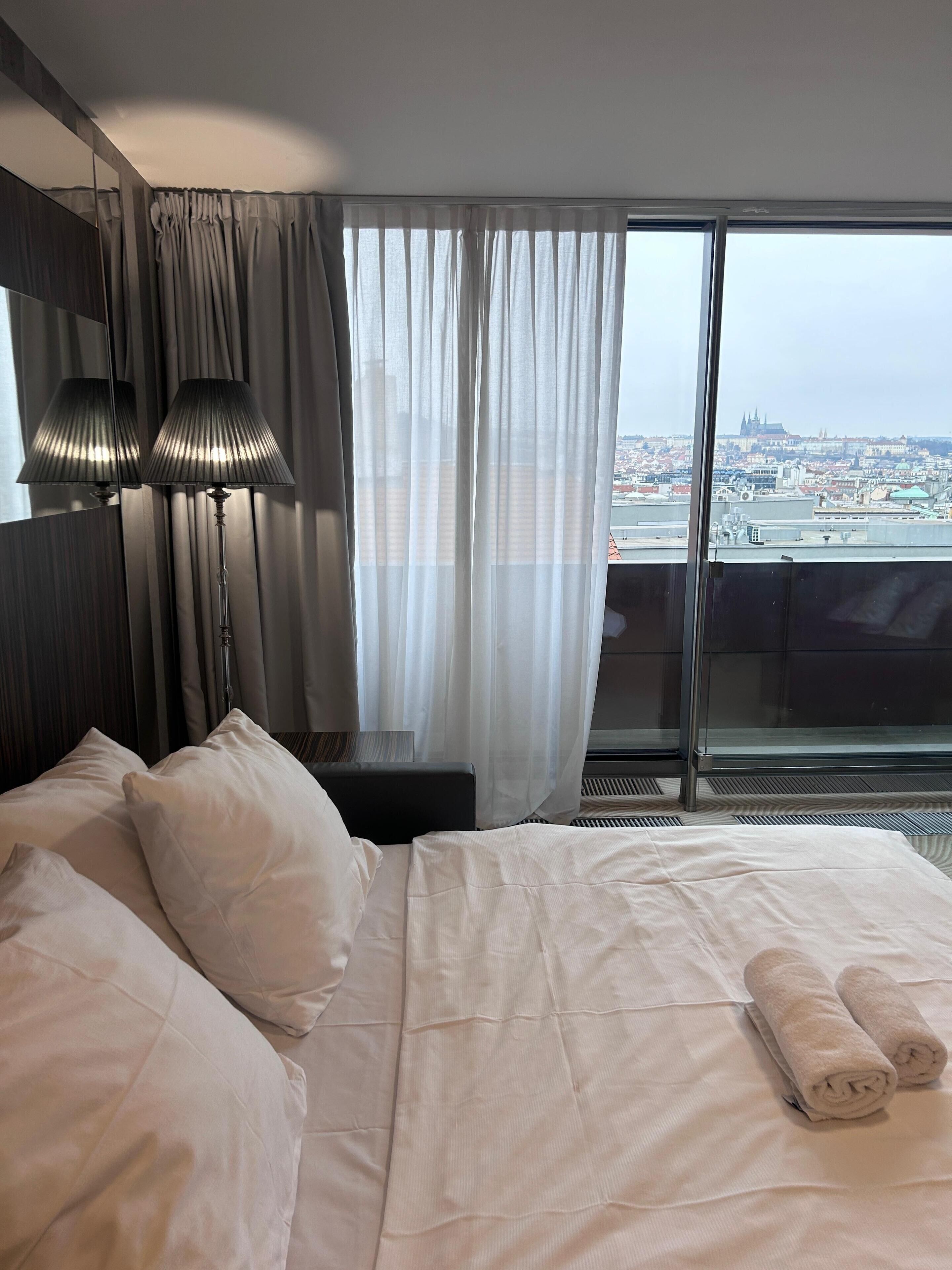 Stadsuitzicht vanuit accommodatie