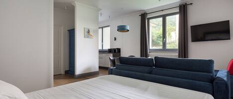 1 habitación, wifi y ropa de cama