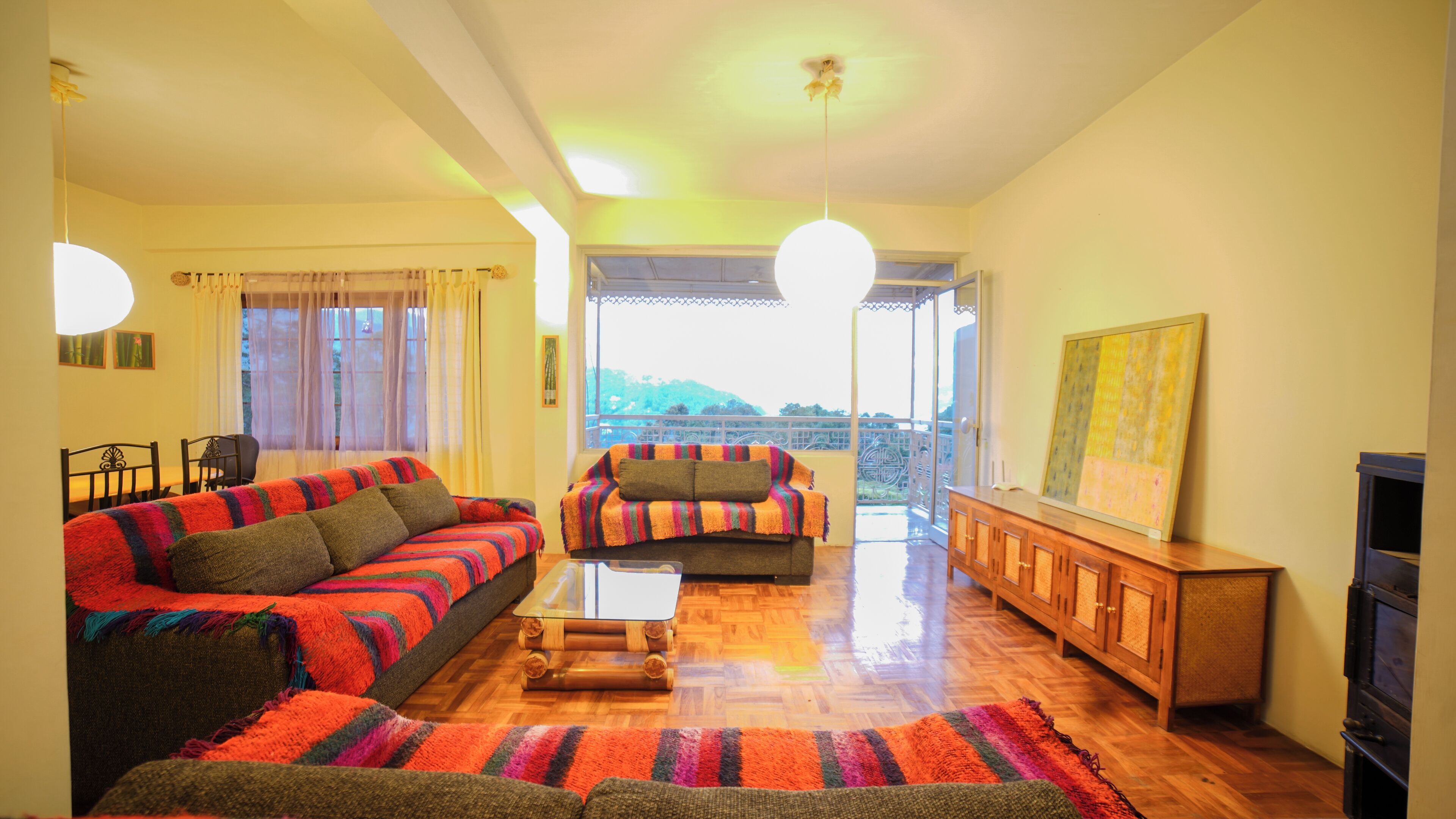 Appartement, balkon | Woonruimte