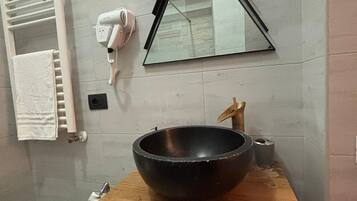 Comfort Room | Bathroom | Shower, hair dryer, towels, soap