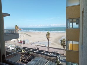 En la playa 