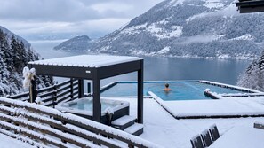 Pool - Villa Tauris - Lake Lucerne - Private Spa & Natural Pool (Emmetten)