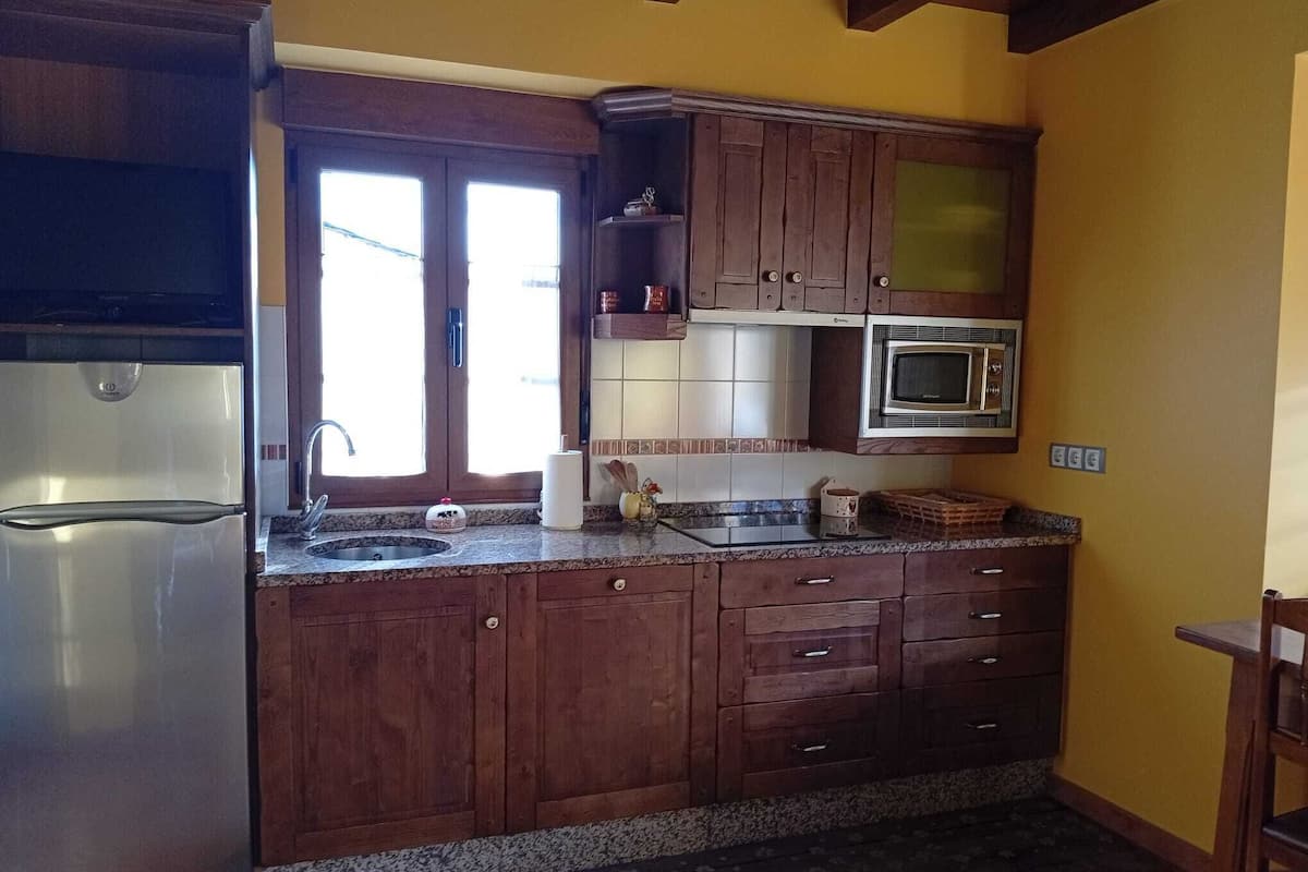 公寓, 阳台, 花园景观 | 私人厨房