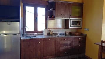 Apartment, Balkon, Gartenblick | Eigene Küche