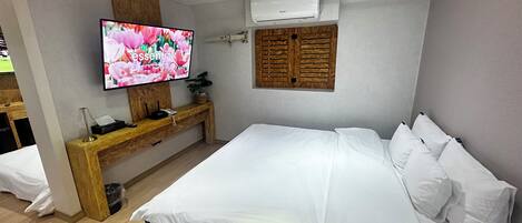 Dubbelrum eller tvåbäddsrum för familj | Gratis wi-fi