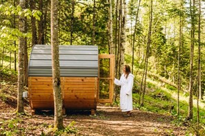 Property grounds - Chalet Gratitude | Private SPA & Sauna | Skiing (Saint-Côme)