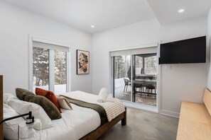 Free WiFi, bed sheets - Chalet Gratitude | Private SPA & Sauna | Skiing (Saint-Côme)