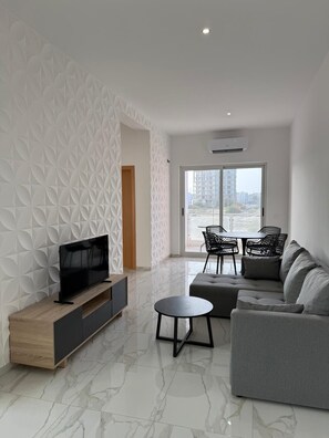 Apartment, 2 Bedrooms, Balcony | Living area - AQUÁRIO Hotel (Sal Rei)