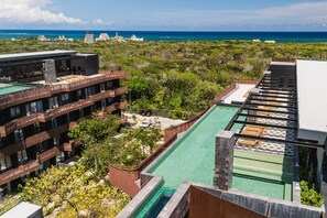 Exterior - Walk to Beach 1BR 4 Guests | Kids Area | Office (Tulum)