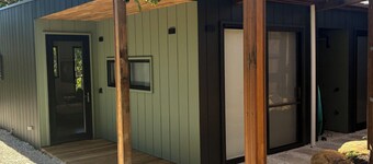 Private coastal villa with traditional sauna located in a beautiful bush setting