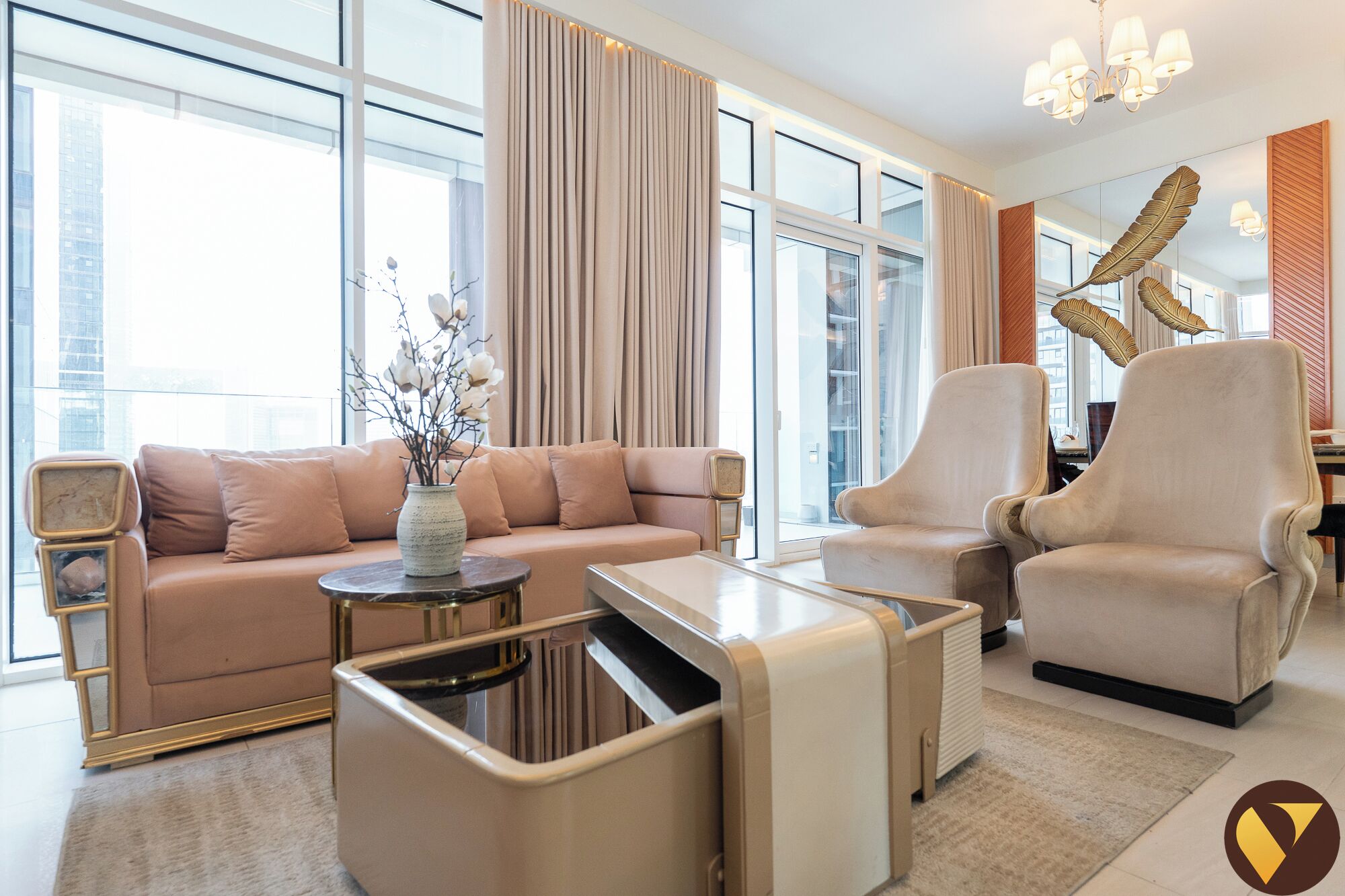 Apartamento superluxo, sacada, vista para a cidade | Parte interna