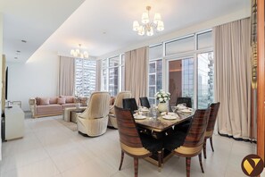 Luxury Apartment, Balcony, City View | Dining - Vogue | Park Gate near World Trade Centre (Dubai)