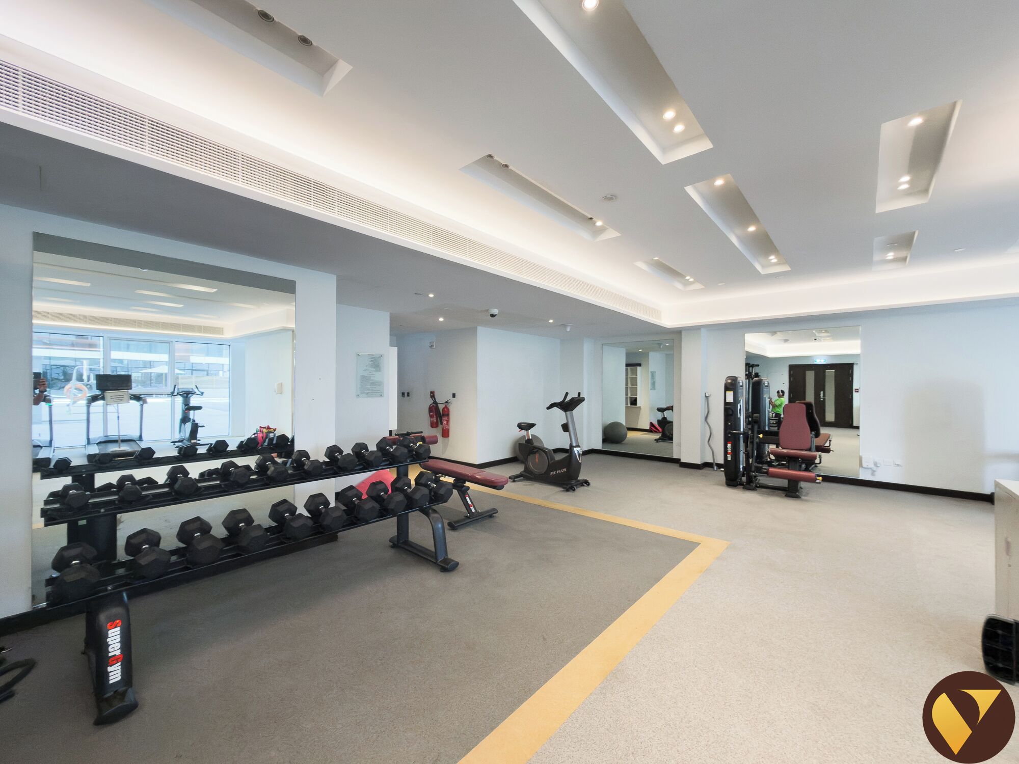 Luxury Apartment, Balcony, City View | Fitness facility