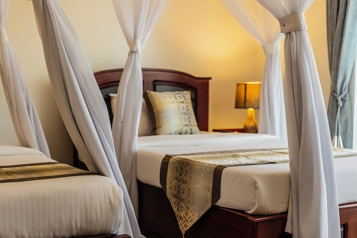 In-room safe, blackout drapes, soundproofing, iron/ironing board