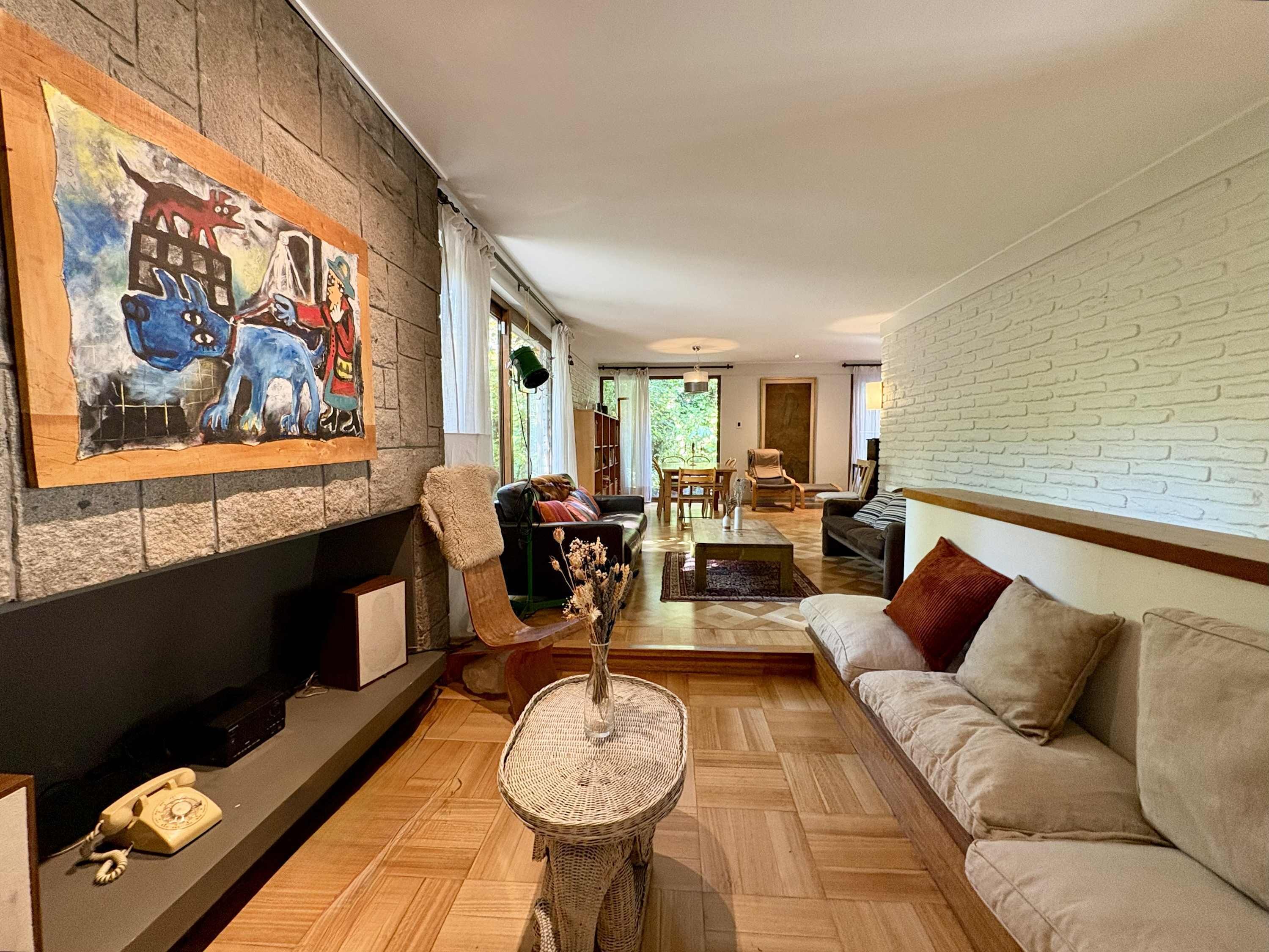 TV, fireplace, stereo, offices