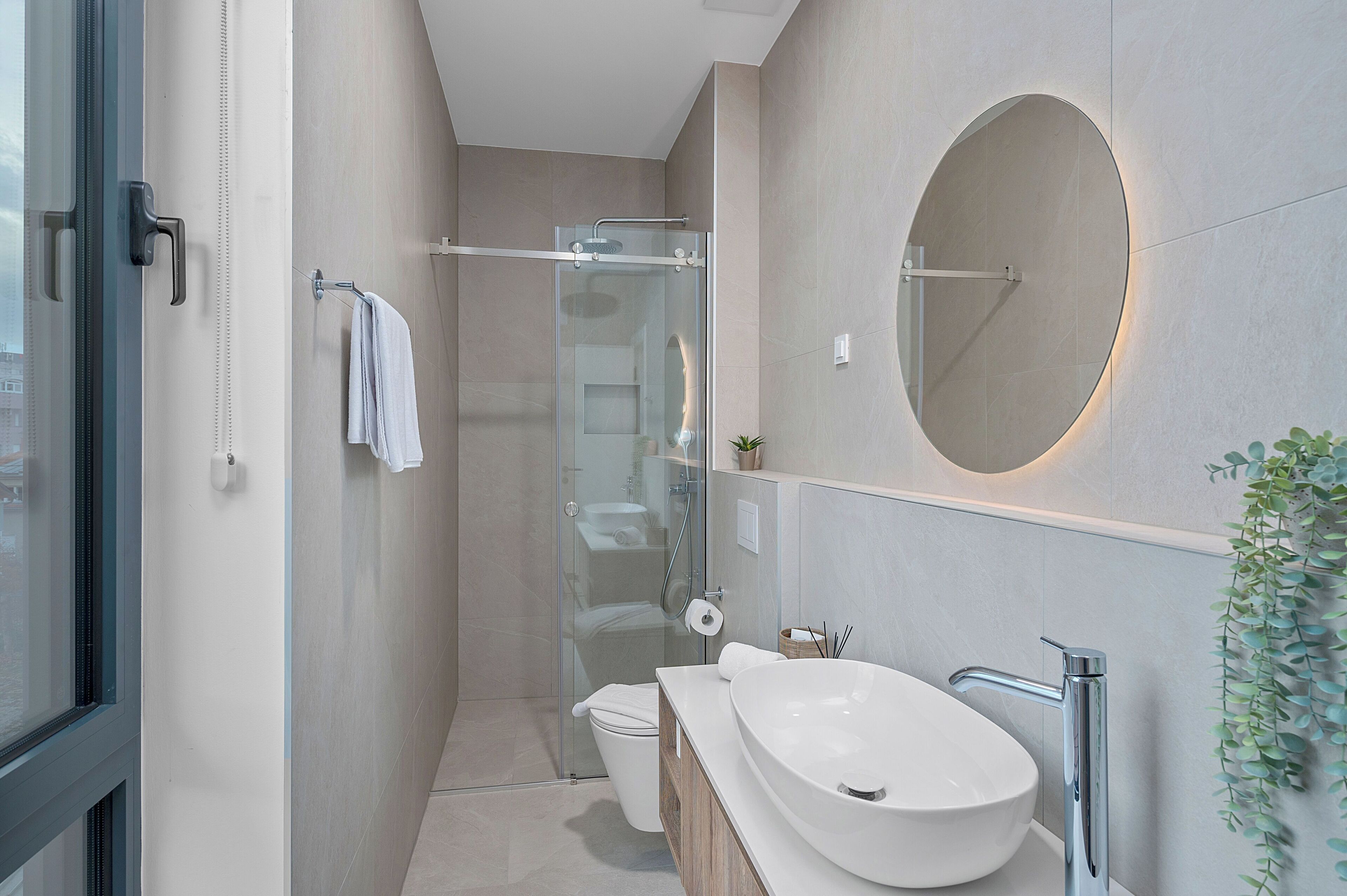 Classic Double Room, City View | Bathroom | Shower, hair dryer, towels, soap