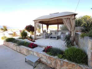Terrace/patio - Two Bedroom Apartment with Shared Pool (Arbanija)