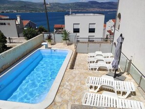 Pool - One Bedroom Apartment with Shared Pool (Arbanija)