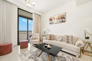 Apartment, Balcony | Living area - Bloomfields Tranquil 2BR in Dania 4 (Dubai)