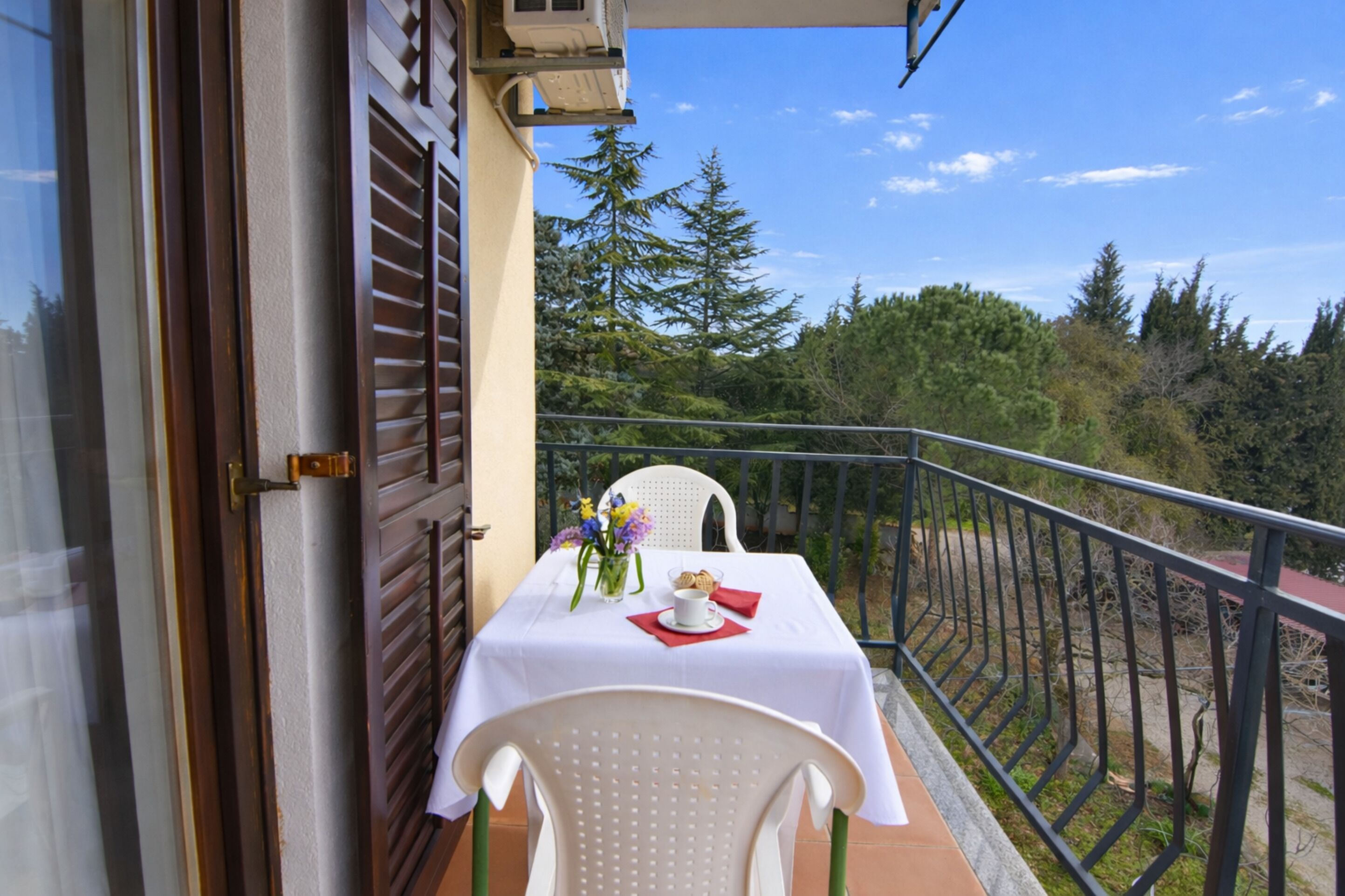 Căn hộ, 1 phòng ngủ, ban công, quang cảnh vườn | Ban công