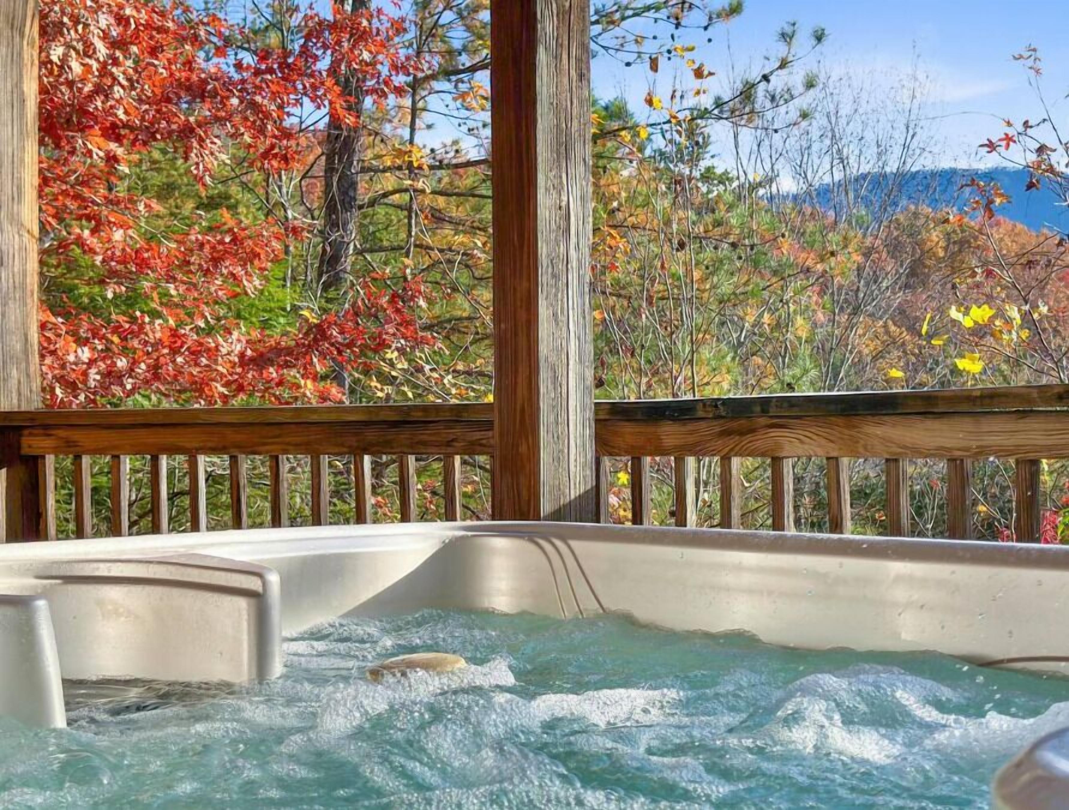 Ferienhütte, 3 Schlafzimmer | Außen-Whirlpool