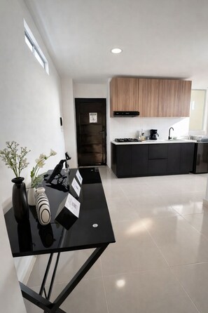 Private kitchen - Wake up with a panoramic view of the mountains in Guadalupe, Dosquebradas (Dosquebradas)