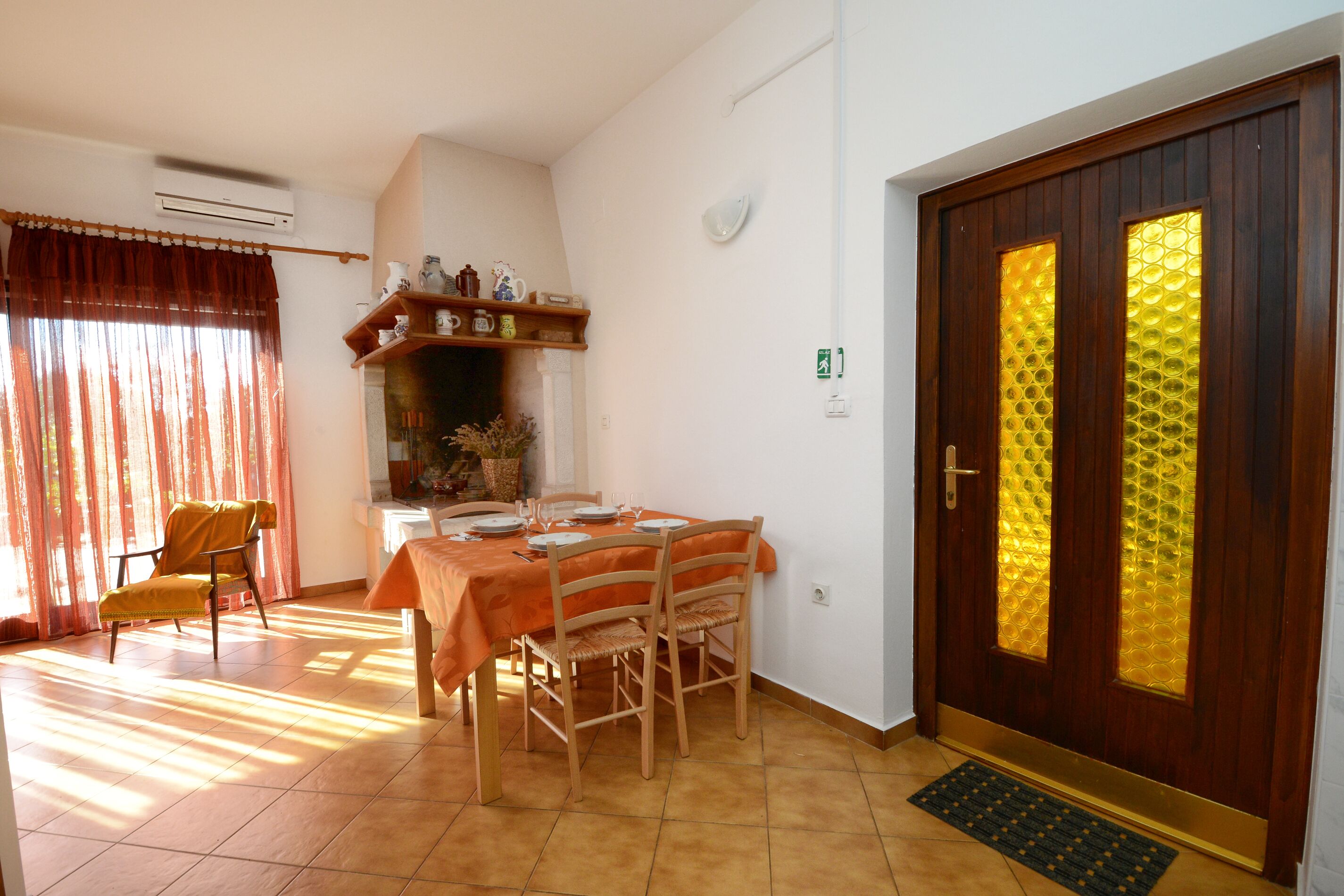 Apartment, 1 Schlafzimmer, Terrasse, Gartenblick | Esszimmer