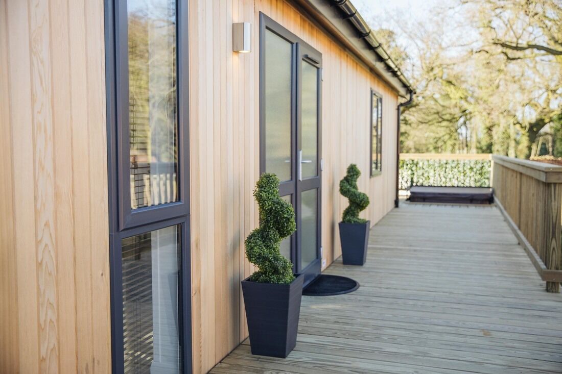 Luxury Cabin | Terrace/patio