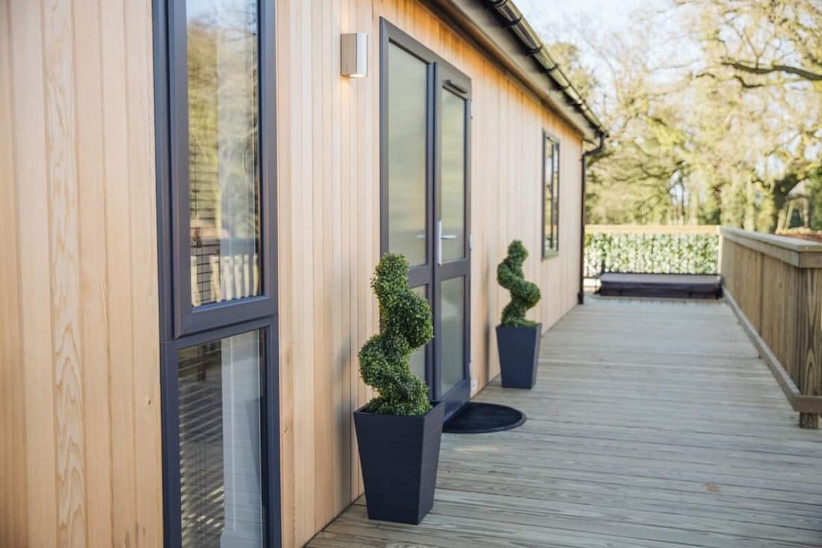 Luxury Cabin | Terrace/patio