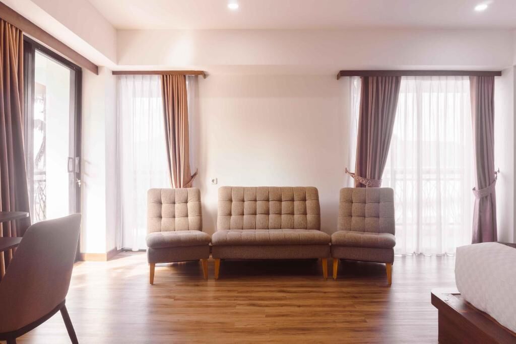 普通雙人房, 陽台, 山景 | 住宿內部