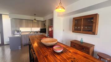 Family Apartment, Balcony, Valley View | Private kitchen