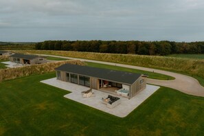 Deluxe-Ferienhütte | Aussenbereich