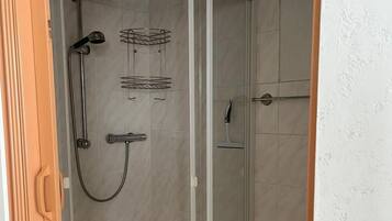 Shower, soap