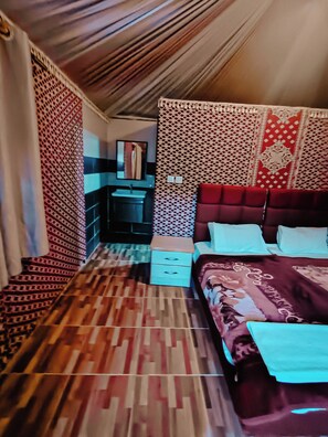 Economy Double or Twin Room, Mountain View | Soundproofing, free WiFi - Solar Soul Camp Wadi Rum (Wadi Rum)