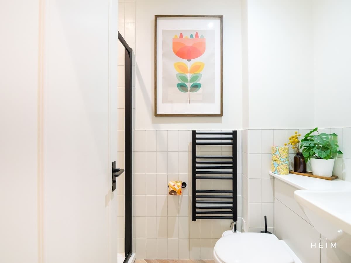 Chuveiro, secador de cabelo