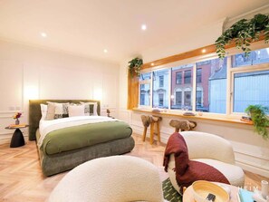 1 bedroom, iron/ironing board, WiFi, bed sheets - Ember | The Heim (Greater Manchester)