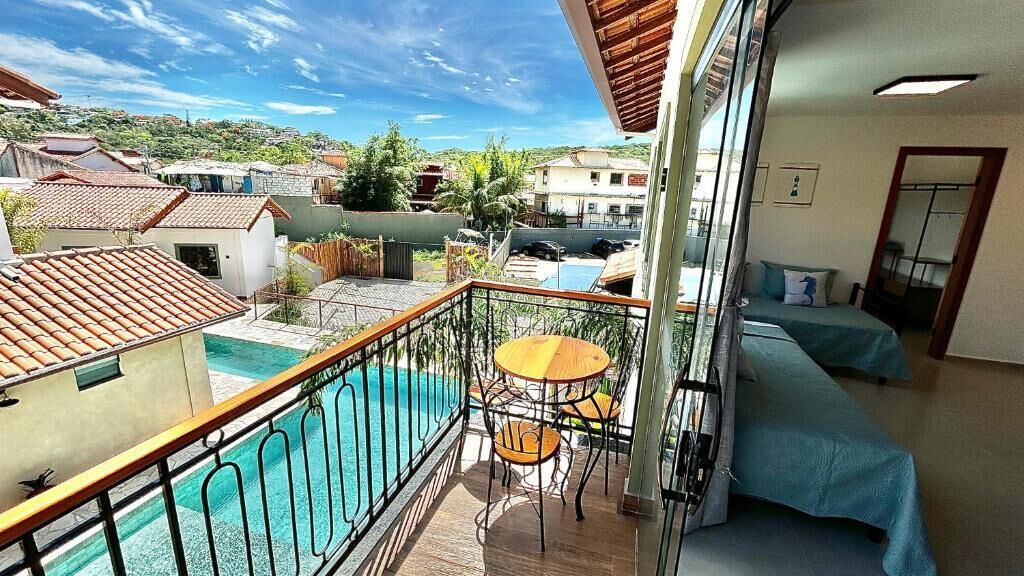 Family Apartment, Kitchenette, Pool View | Property grounds