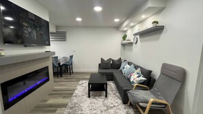 Apartment, 2 Bedrooms, City View | Living room - Cozy 2 Bedroom Suite (Edmonton)