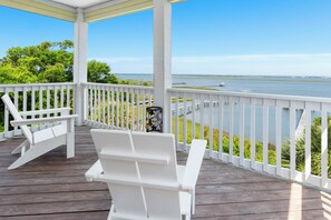 Property grounds - Soundfront Luxury w/ Pool, Hot Tub, Pier & Game Room (Emerald Isle)