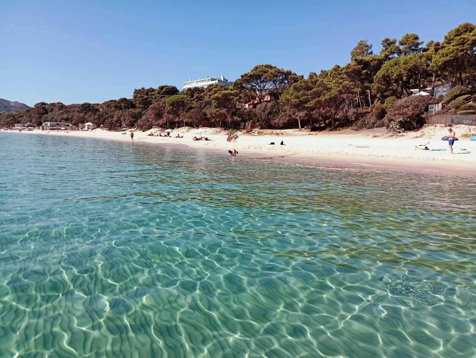 Vlak bij het strand