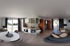 Living area - "C" Modern stay: sea view! (Santiago del Teide)
