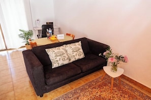 Living area - Amazing apartment with sea view and garden (Santiago del Teide)