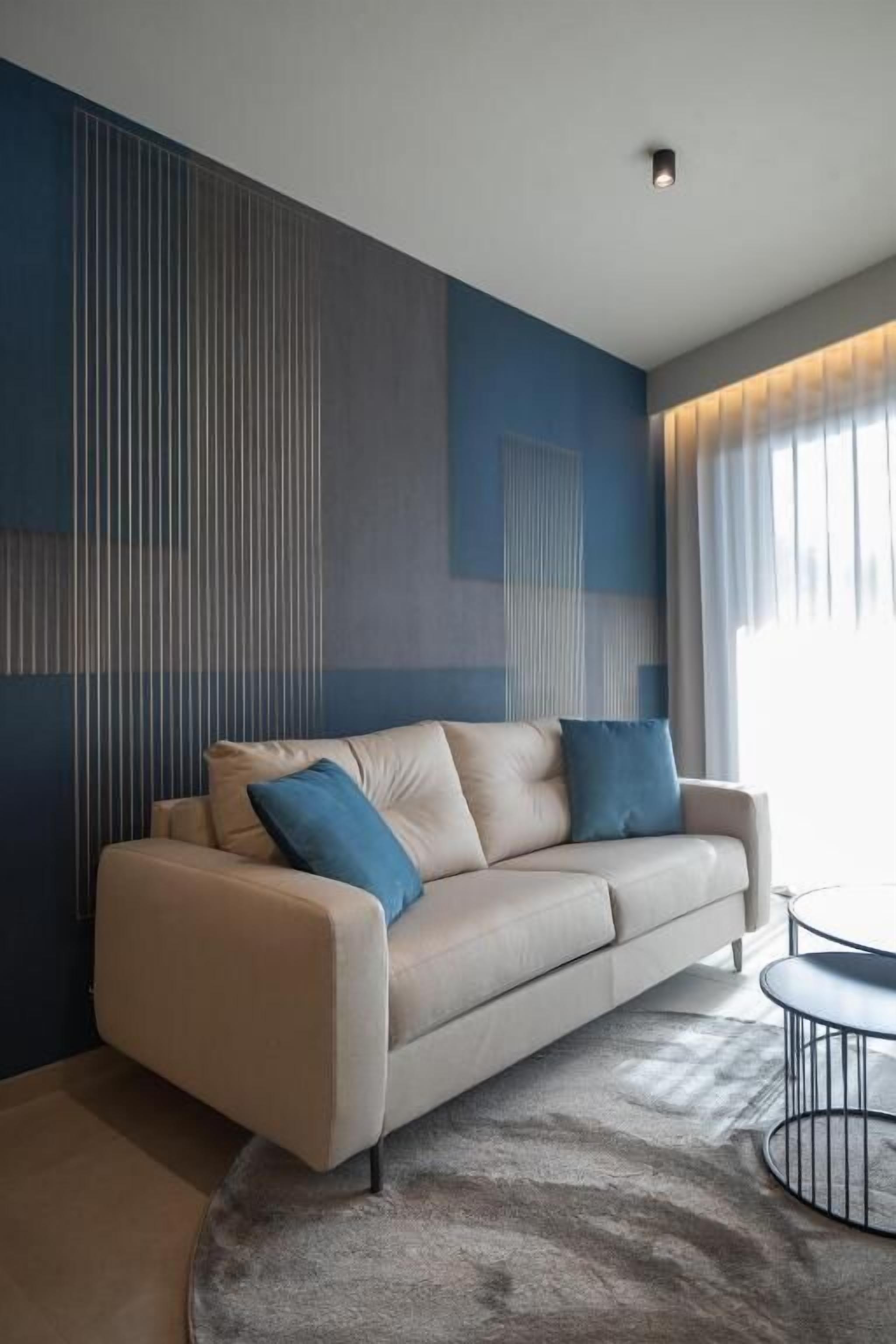 Premium-lejlighed - balkon | Opholdsområde | 65-tommers plasma-tv med satellitkanaler, gulvvarme