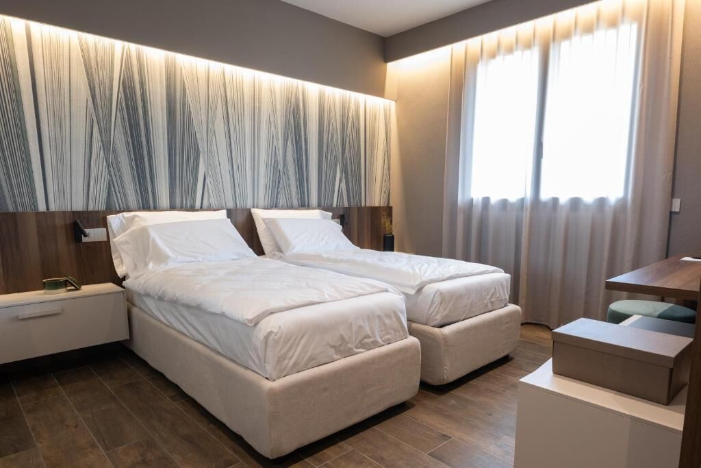 Premium-lejlighed - 2 soveværelser - balkon | Premium-sengetøj, dundyner, senge med madrasser af memory foam