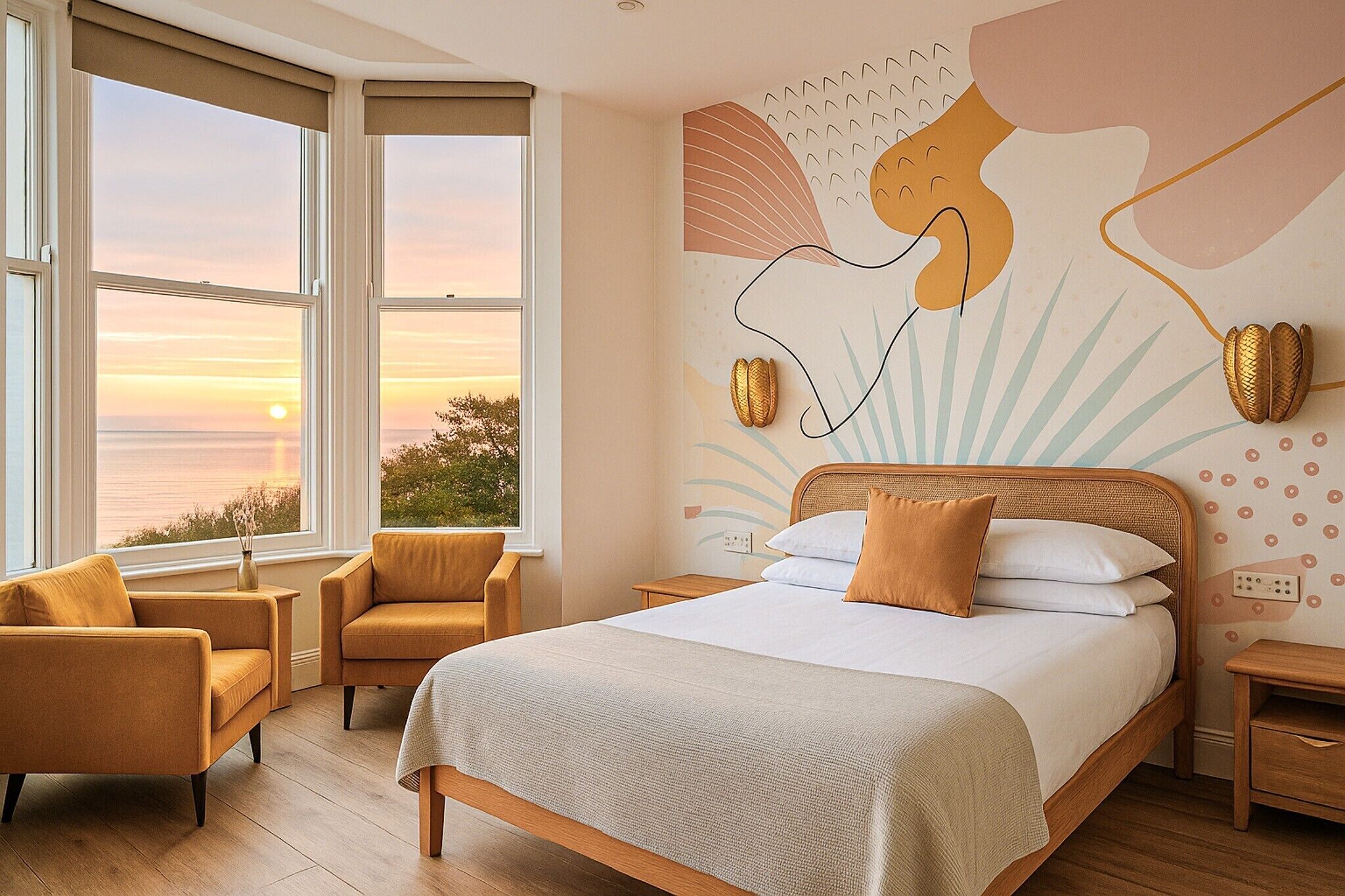 Superior Studio, Ensuite, Sea View (Bay) | Free WiFi